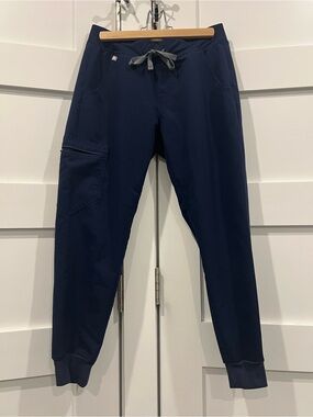 Figs Women’s Navy Jogger Pants with Contrast Drawstring